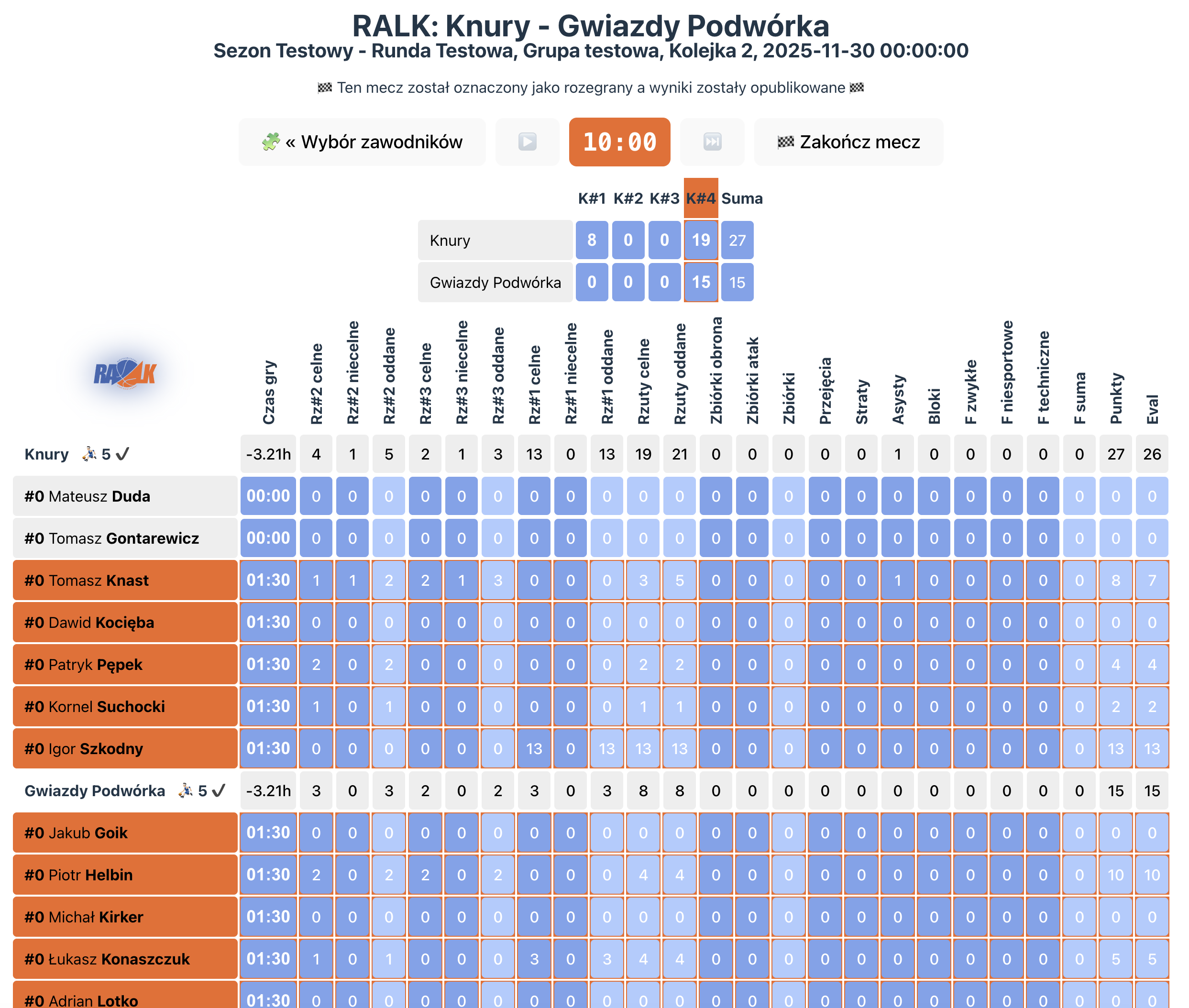 Centrum meczu na żywo